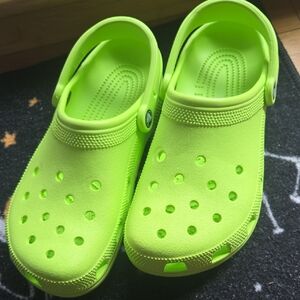 Lime Green Crocs